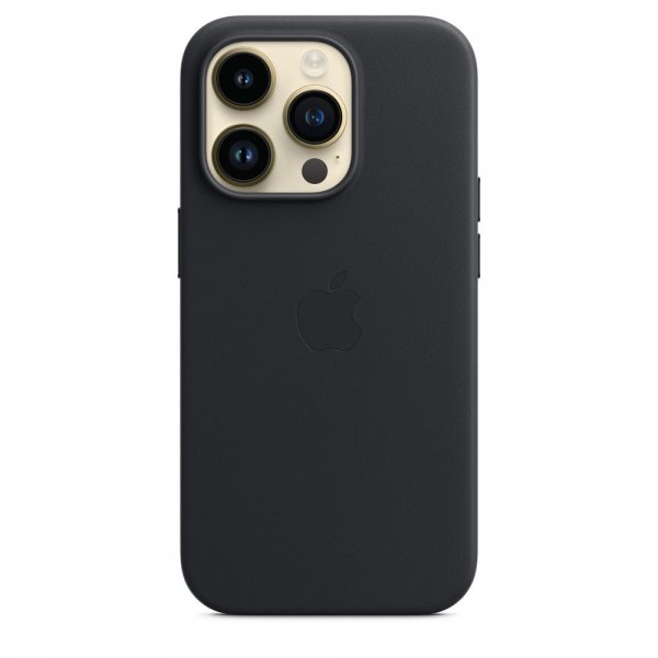 Apple Original iPhone 14 Pro Max Kuori Nahkakuori MagSafe Midnatt