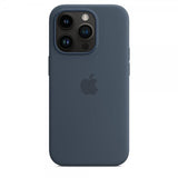 Apple Original iPhone 14 Pro Max Kuori Silikonikuori MagSafe Storm Blue