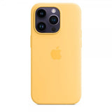 Apple Alkuperäinen iPhone 14 Pro -silikonisuojakuori MagSafella, Auringonkeltainen