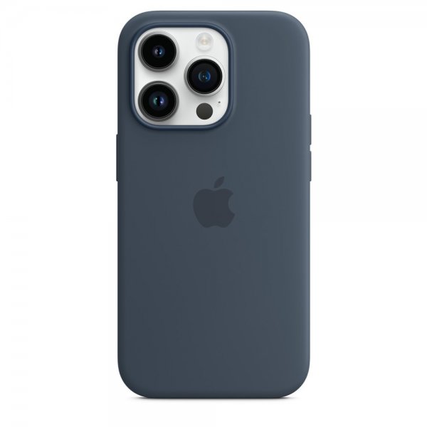 Apple Alkuperäinen iPhone 14 Pro -silikonisuojakuori MagSafe, Myrskynsininen