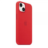 Apple Alkuperäinen iPhone 14 Silikonisuojakuori MagSafe (PRODUCT)RED