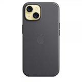 Apple Original iPhone 15 Plus Kuori FineWoven MagSafe Musta