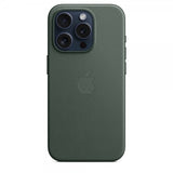 Apple alkuperäinen iPhone 15 Pro Max FineWoven MagSafe -kuori talvivihreä