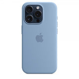 Apple Alkuperäinen iPhone 15 Pro Max Silikonikuori MagSafe Talvensininen