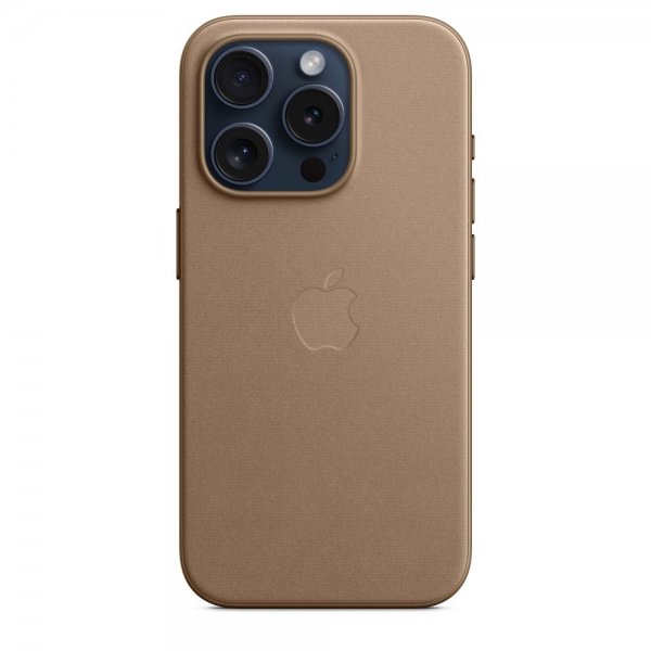 Apple Original iPhone 15 Pro Kuori FineWoven MagSafe Taupe