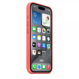 Apple Alkuperäinen iPhone 15 Pro silikonikuori MagSafe Guava