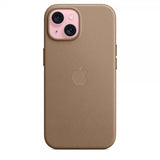 Apple Original iPhone 15 Kuori FineWoven MagSafe Sorkanruskea
