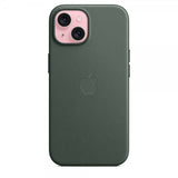 Apple Original iPhone 15 Kuori FineWoven MagSafe Talvinen vihreä