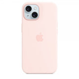 Apple Alkuperäinen iPhone 15 Silikonikuori MagSafella, Vaaleanpunainen