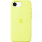 Apple Original iPhone 16e Kuori Silikonikuori Neonkelta