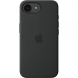 Apple Original iPhone 16e Kuori Silikonikuori Musta