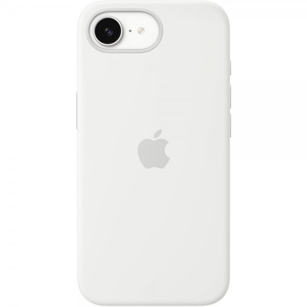 Apple Original iPhone 16e Kuori Silikonikuori Valkoinen