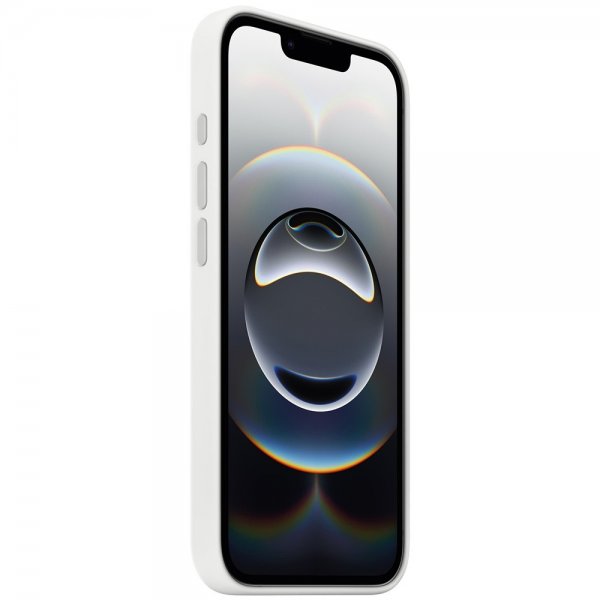 Apple Original iPhone 16e Kuori Silikonikuori Valkoinen