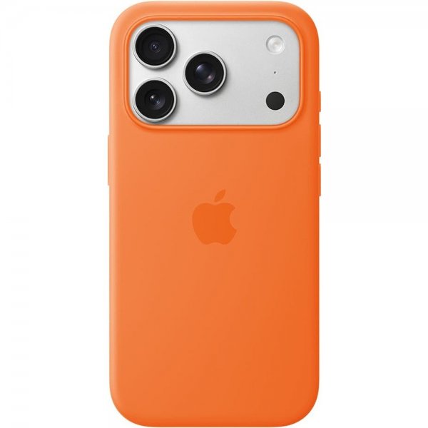 Apple Original iPhone 17 Pro Max Kuori Silikonikuori MagSafe Oranssi