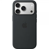 Apple Original iPhone 17 Pro Max Kuori Silikonikuori MagSafe Musta