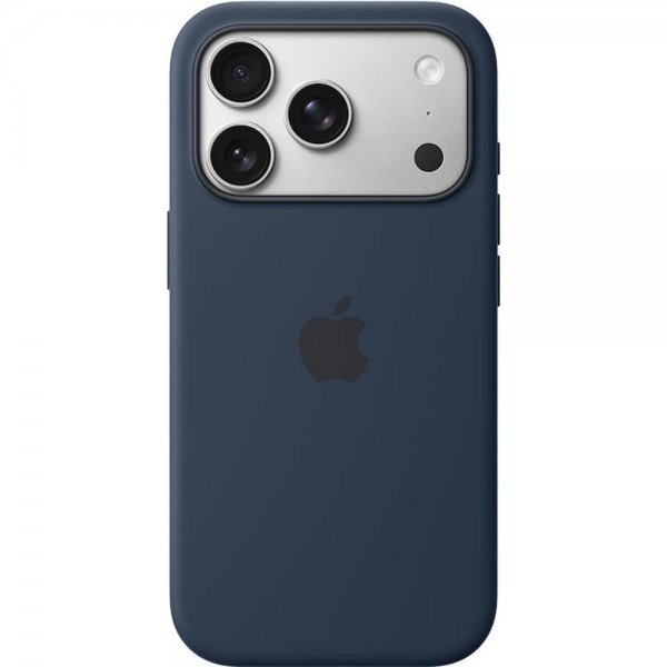 Apple Original iPhone 17 Pro Kuori Silikonikuori MagSafe Keskiyö