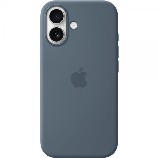 Apple Original iPhone 17 Kuori Silicone Case MagSafe Anchor Blue