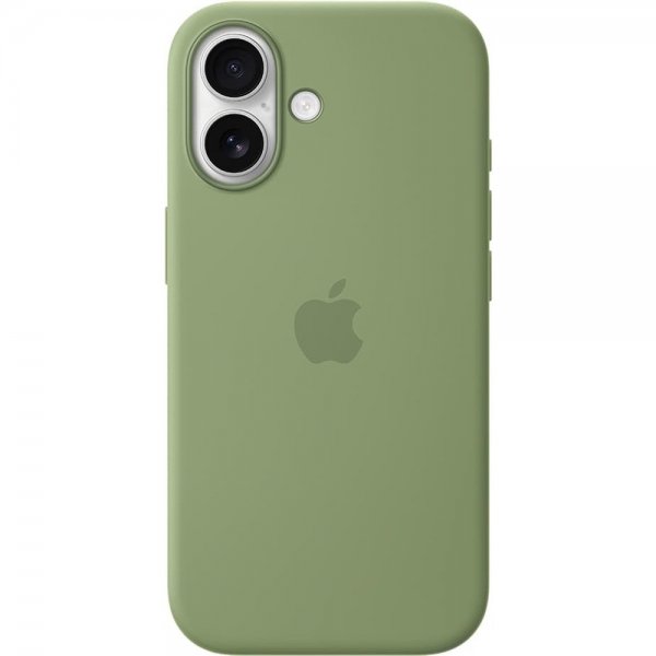 Apple Original iPhone 17 Kuori Silicone Case MagSafe Light Moss