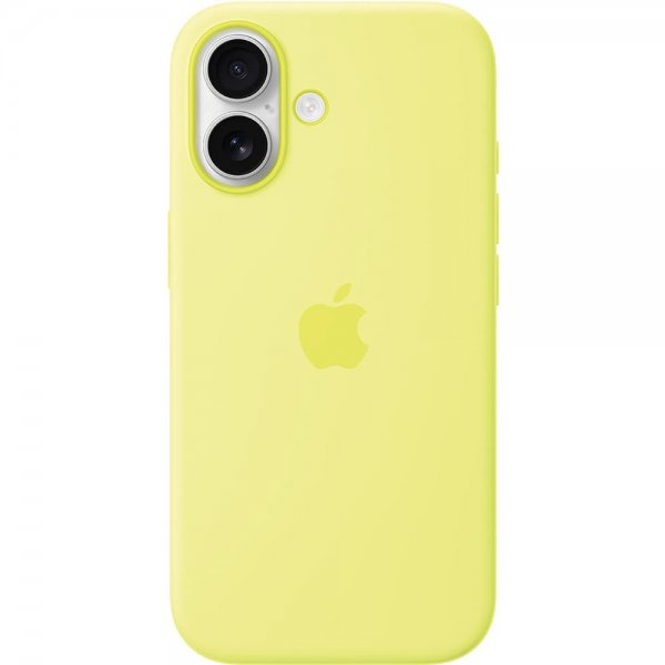 Apple Original iPhone 17 Kuori Silicone Case MagSafe Neon Yellow