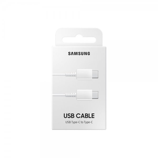 Samsung alkuperäinen kaapeli USB-kaapeli USB Type-C–Type-C 1m valkoinen