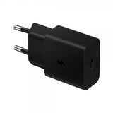 Samsung Alkuperäinen Laturi USB-C-kaapelilla 15W PD-virtasovitin Musta