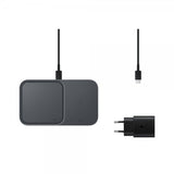 Samsung alkuperäinen langaton Super Fast Wireless Charger Duo 15W -laturi, musta