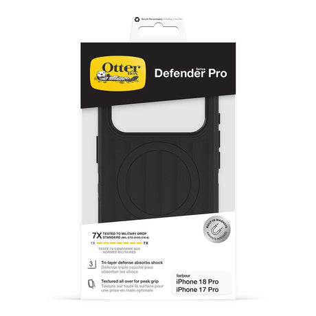 Otterbox iPhone 17 Pro/iPhone 18 Pro Kuori Defender Pro MagSafe Musta