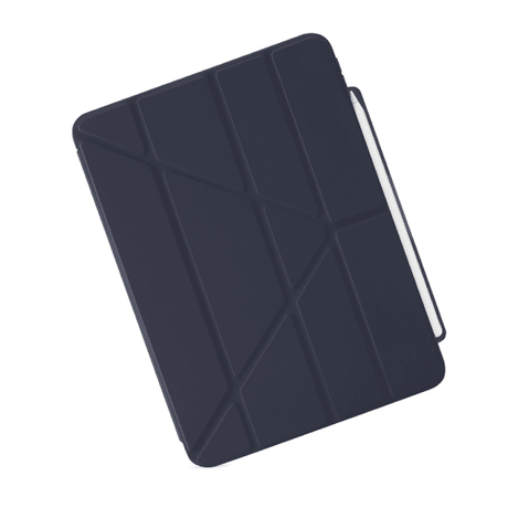 Pipetto iPad Air 11 (M2/M3/M4) -kotelo Origami No3 Pencil Case, tummansininen
