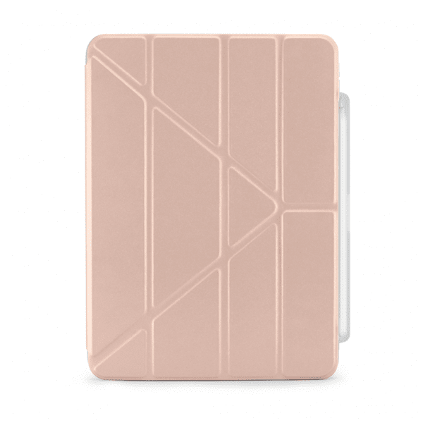 Pipetto iPad Air 11 (M2/M3/M4) -suojakotelo Origami No3 Pencil Case Metallic Pink