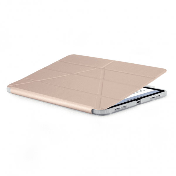 Pipetto iPad Air 11 (M2/M3/M4) -suojakotelo Origami No3 Pencil Case Metallic Pink
