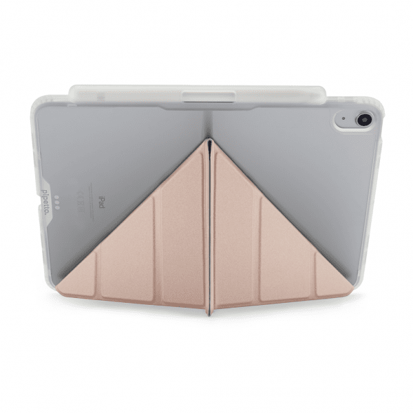 Pipetto iPad Air 11 (M2/M3/M4) -suojakotelo Origami No3 Pencil Case Metallic Pink
