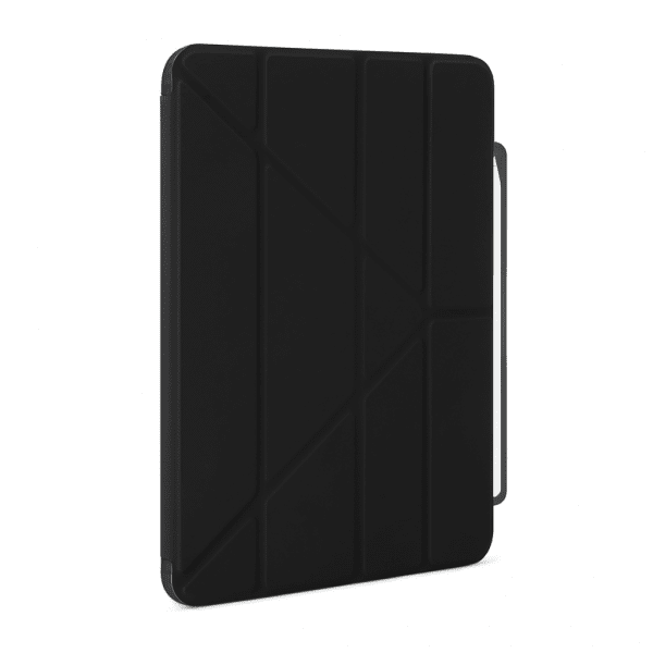 Pipetto iPad Air 11 (M2/M3/M4) -kotelo Origami No3 Pencil Case, musta