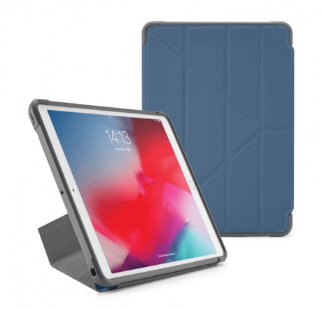 Pipetto iPad Air 2019 (3. sukupolvi)/iPad Pro 10.5 -suojakotelo Origami Shield, laivastonsininen