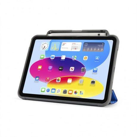 Pipetto iPad 10.9 (10. sukupolvi)/iPad 11 (A16) -kotelo Origami No2 Pencil Shield Royal Blue