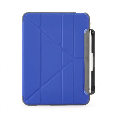 Pipetto iPad 10.9 (10. sukupolvi)/iPad 11 (A16) -kotelo Origami No2 Pencil Shield Royal Blue