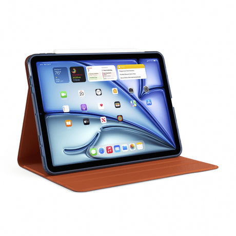 Pipetto iPad Air 11 (M2/M3/M4) -suojakotelo Origami No5 Rotating Folio Case, tummansininen