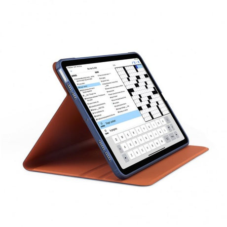Pipetto iPad Air 11 (M2/M3/M4) -suojakotelo Origami No5 Rotating Folio Case, tummansininen