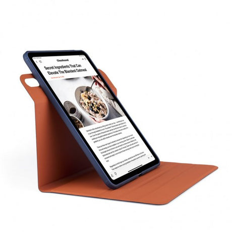 Pipetto iPad Air 11 (M2/M3/M4) -suojakotelo Origami No5 Rotating Folio Case, tummansininen