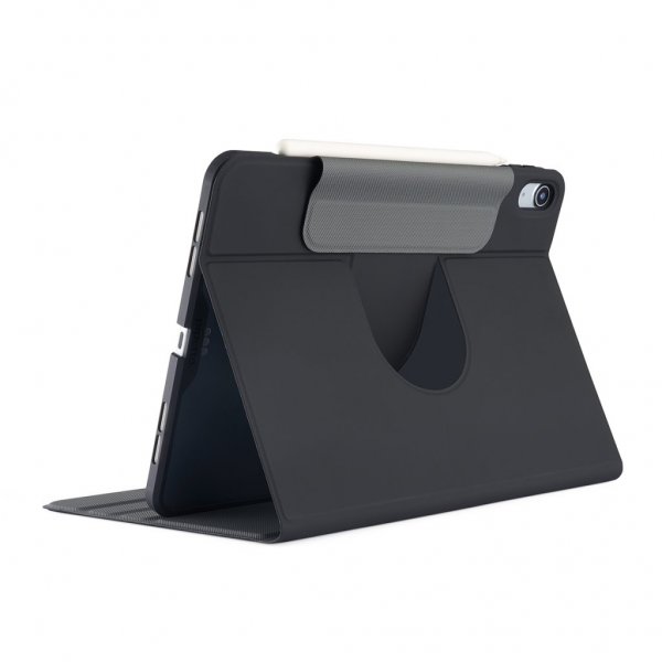 Pipetto iPad Air 13 (M2/M3/M4) -suojakotelo, musta, Origami No5 Rotating Folio Case