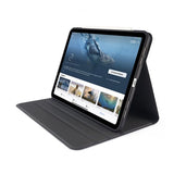 Pipetto iPad Air 13 (M2/M3/M4) -suojakotelo, musta, Origami No5 Rotating Folio Case