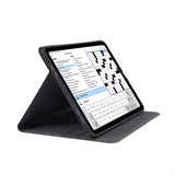 Pipetto iPad Pro 13 (M4/M5) Kotelo Origami No5 Rotating Folio Case Musta