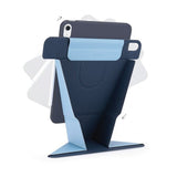 Pipetto iPad Air 11 (M2/M3/M4)/iPad Air 10.9 (sukupolvi 4/5) -kotelo Origami No6 Stand musta