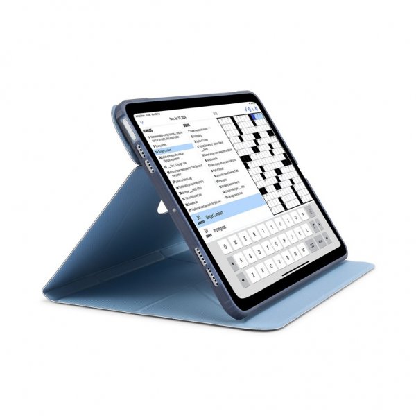 Pipetto iPad Air 11 (M2/M3/M4)/iPad Air 10.9 (sukupolvi 4/5) -kotelo Origami No6 Stand musta