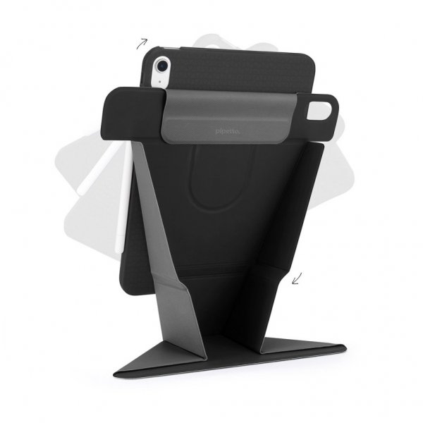 Pipetto iPad Air 11 (M2/M3/M4)/iPad Air 10.9 (sukupolvi 4/5) -suojakotelo Origami No6 Stand, sininen