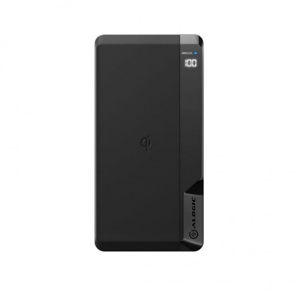 ALOGIC USB-C 10 000 mAh Langaton Power Bank Ultimate Musta  