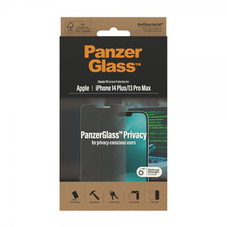PanzerGlass iPhone 13 Pro Max/iPhone 14 Plus näytönsuoja Classic Fit Privacy