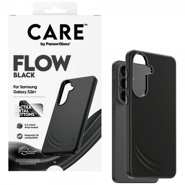 CARE by PanzerGlass Samsung Galaxy S26 Plus -suojakuori Flow MagSafe Musta
