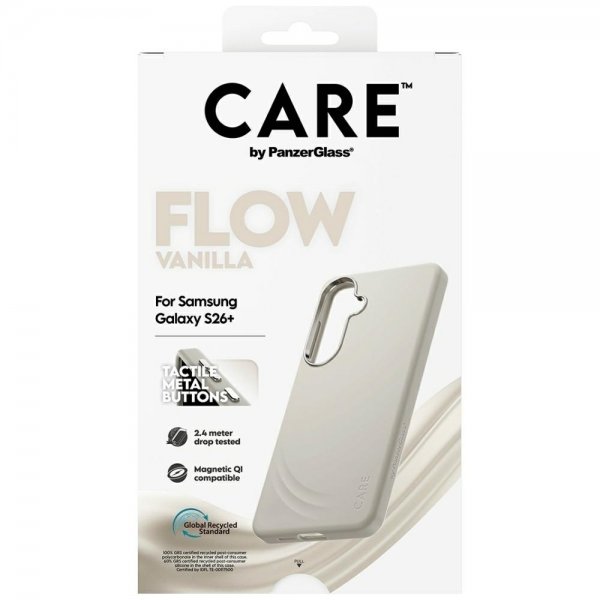 CARE by PanzerGlass Samsung Galaxy S26 Plus Kuori Flow MagSafe Vanilla