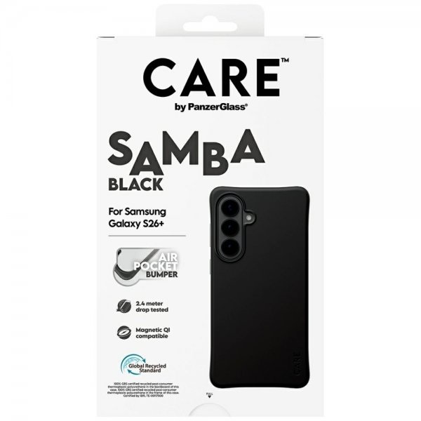 CARE by PanzerGlass Samsung Galaxy S26 Plus -suojakuori, Samba MagSafe, musta
