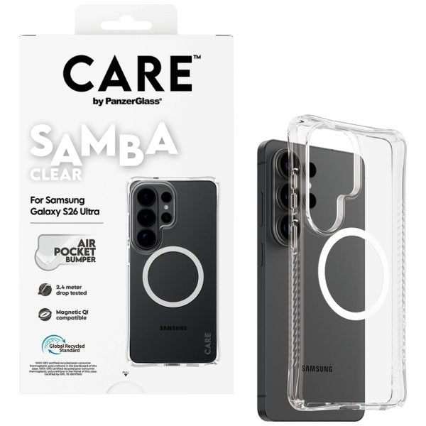 CARE by PanzerGlass Samsung Galaxy S26 Ultra Kuori Samba MagSafe Läpinäkyvä